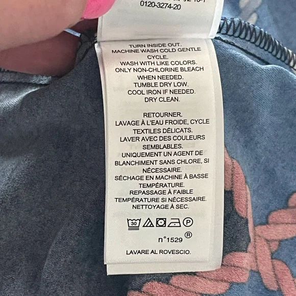 NWT Lauren Ralph Lauren Women's Rope-nPrint Surplice Jersey Dress - Picture 13 of 14